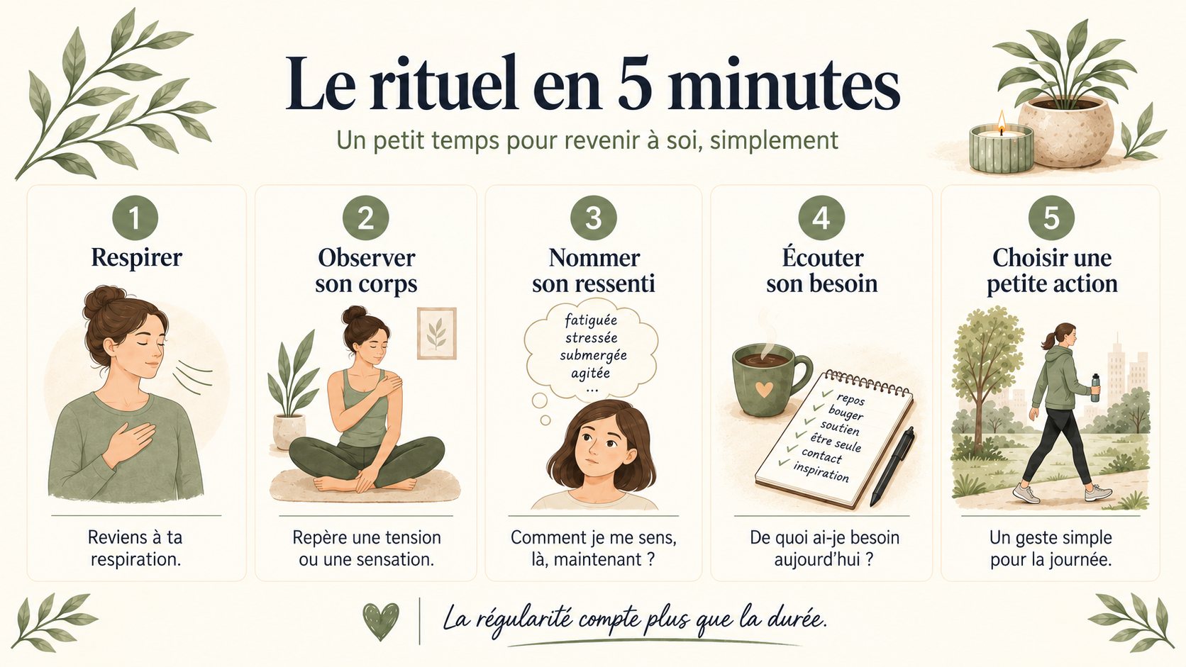 Un rituel simple de 5 minutes pour favoriser la gestion des émotions